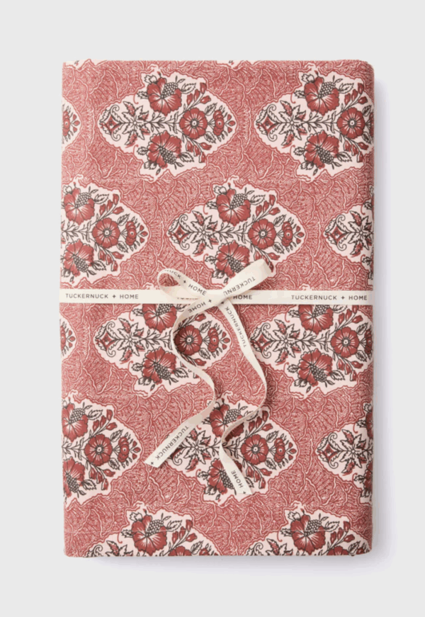 pink Baroque Floral Tablecloth